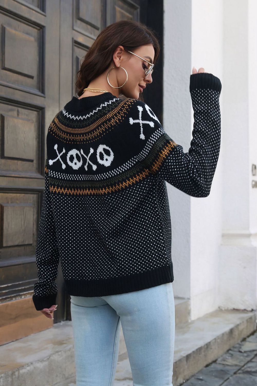 Ribbed Round Neck Long