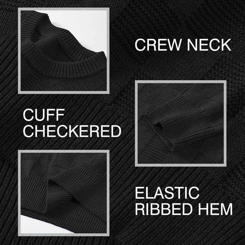 Dokotoo Men Mens Sweater Crewneck