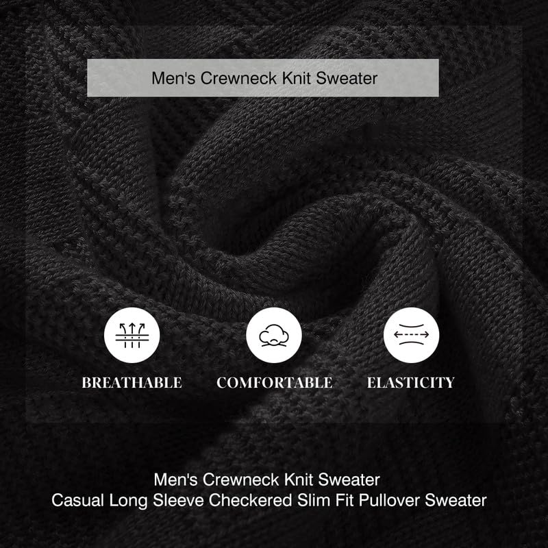 Dokotoo Men Mens Sweater Crewneck