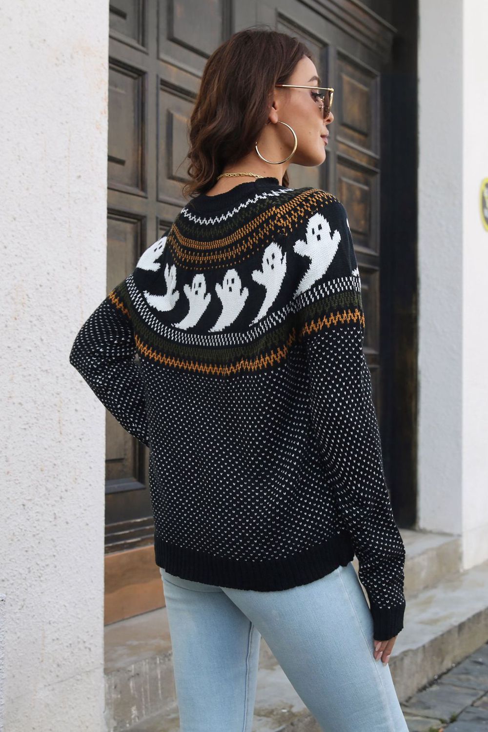 Ribbed Round Neck Long