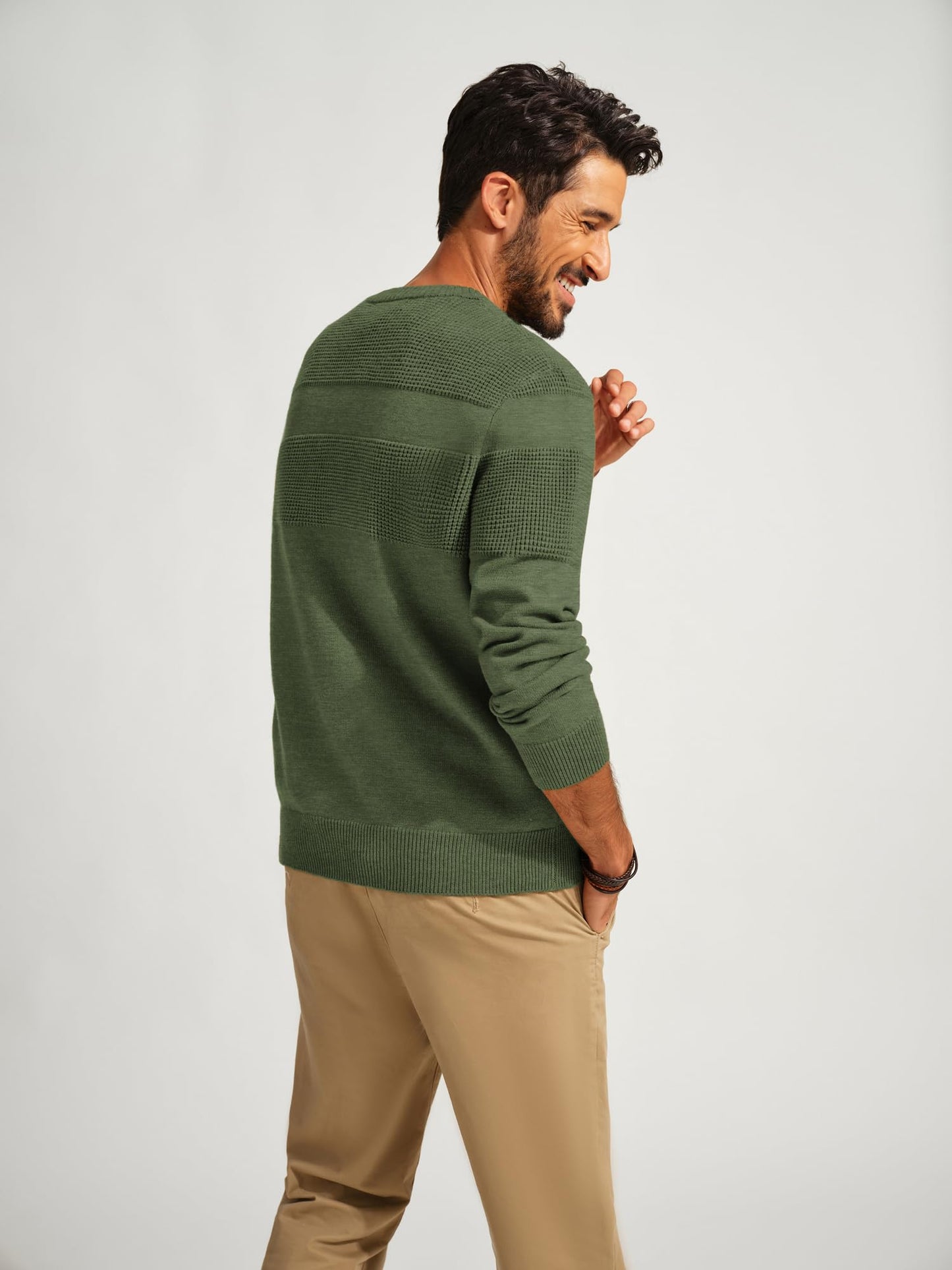 PJ PAUL JONES Mens Sweaters Crew Neck
