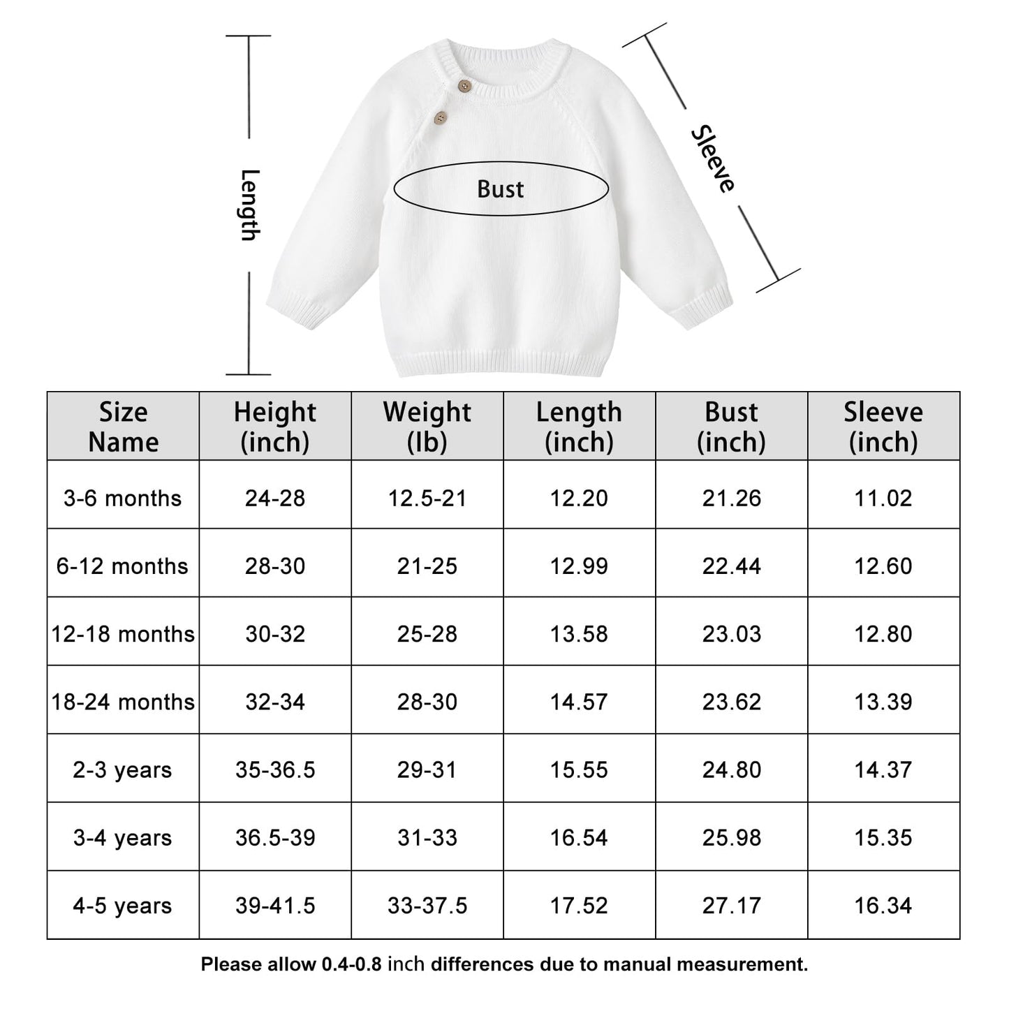 pureborn Baby Boys Girls Pullover Sweater