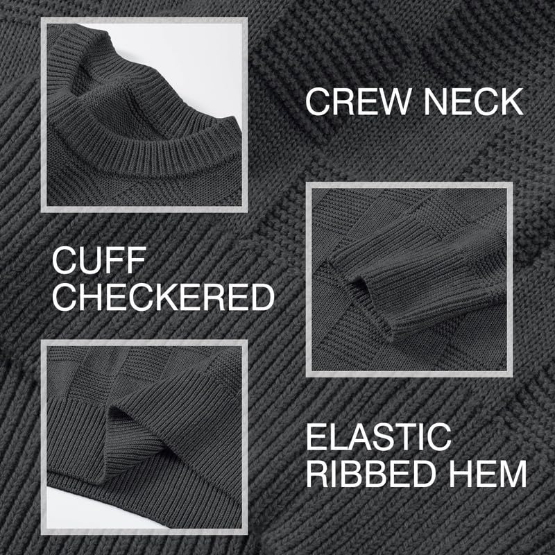 Dokotoo Men Mens Sweater Crewneck