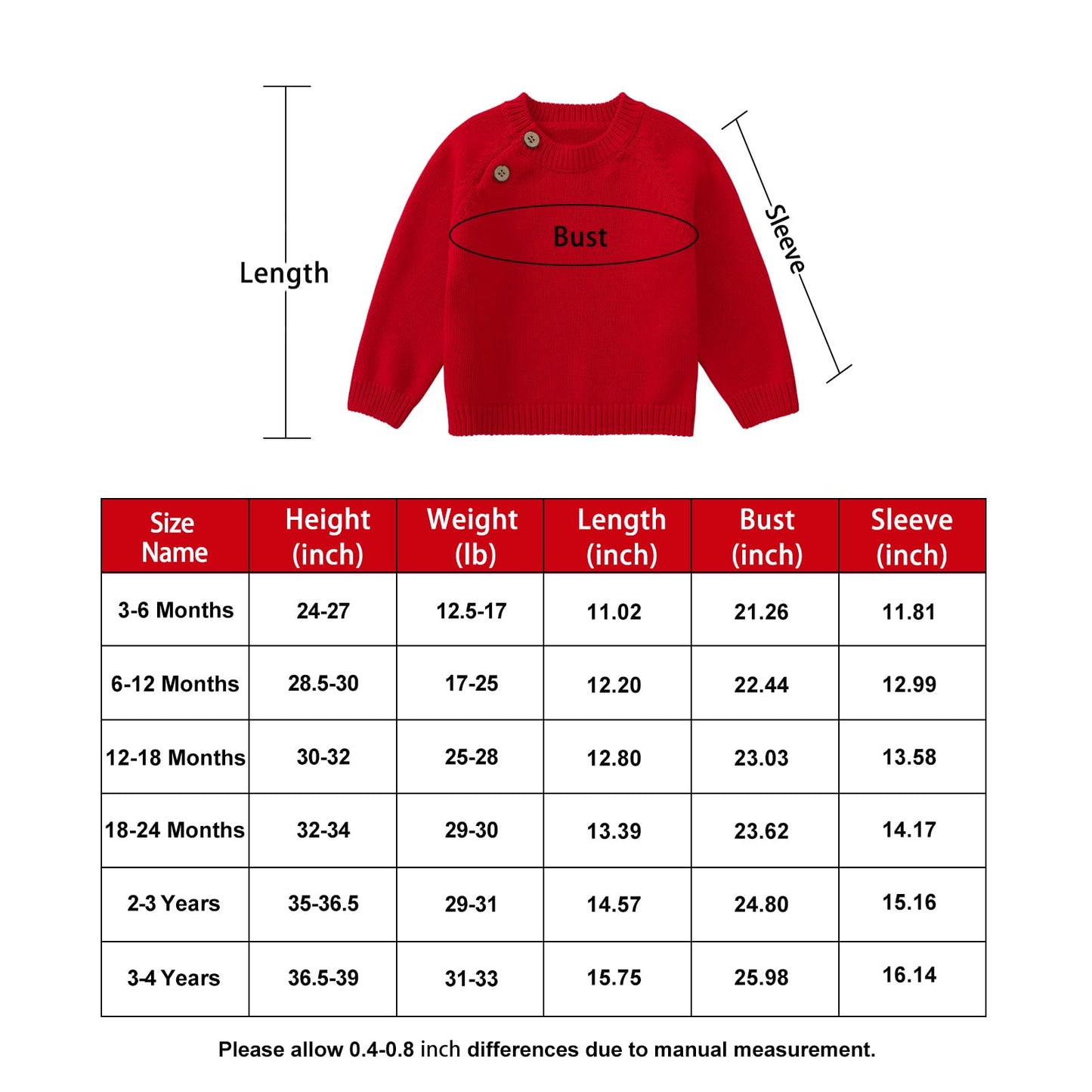pureborn Baby Boys Girls Pullover Sweater