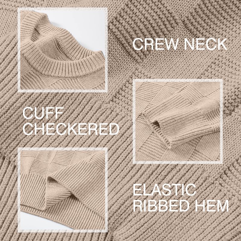 Dokotoo Men Mens Sweater Crewneck