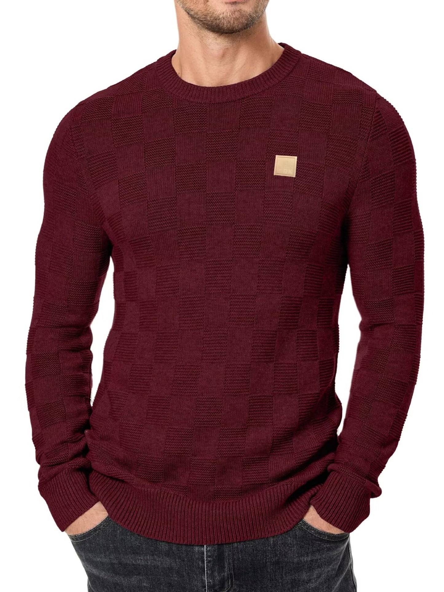Dokotoo Men Mens Sweater Crewneck