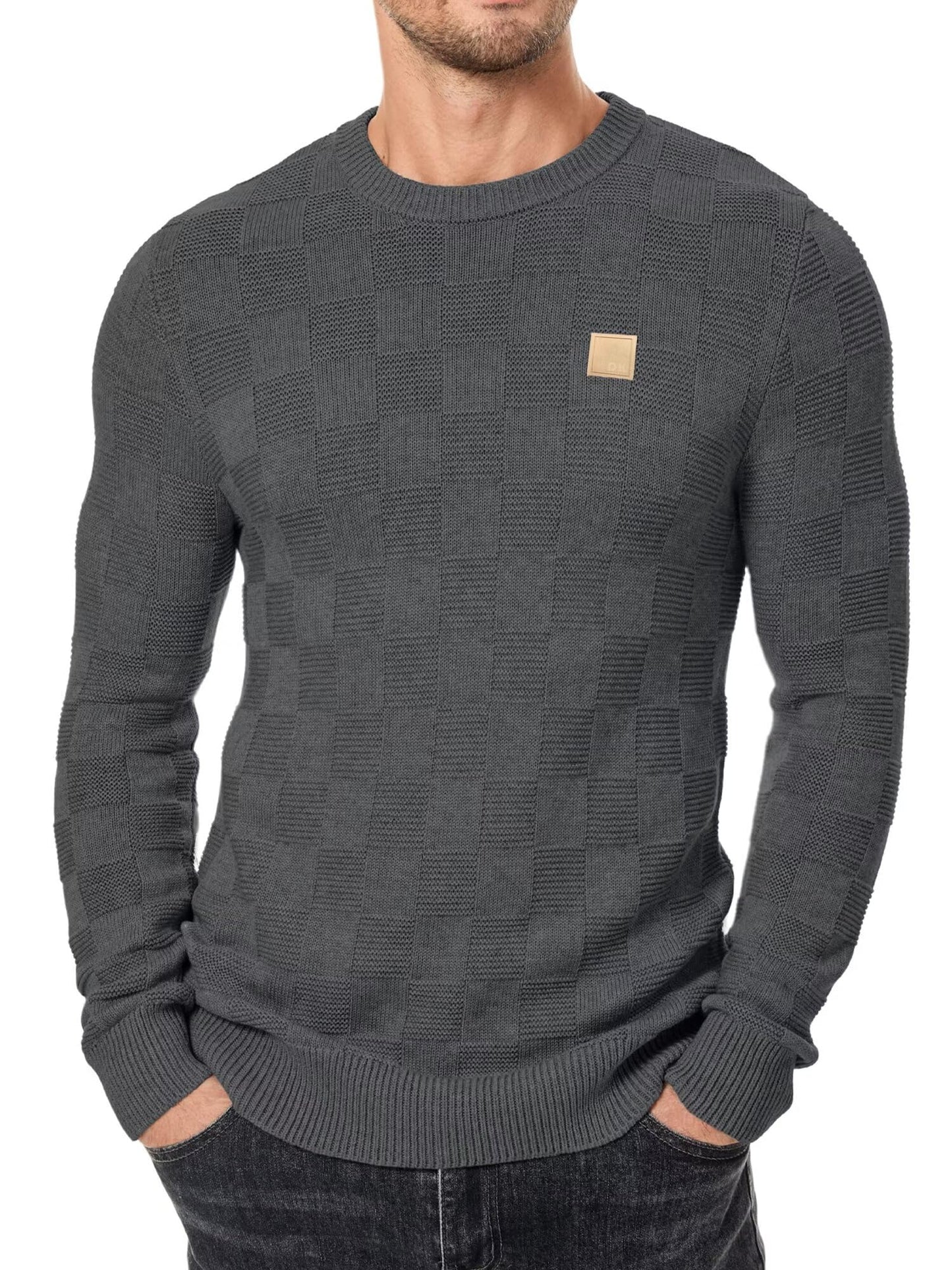 Dokotoo Men Mens Sweater Crewneck