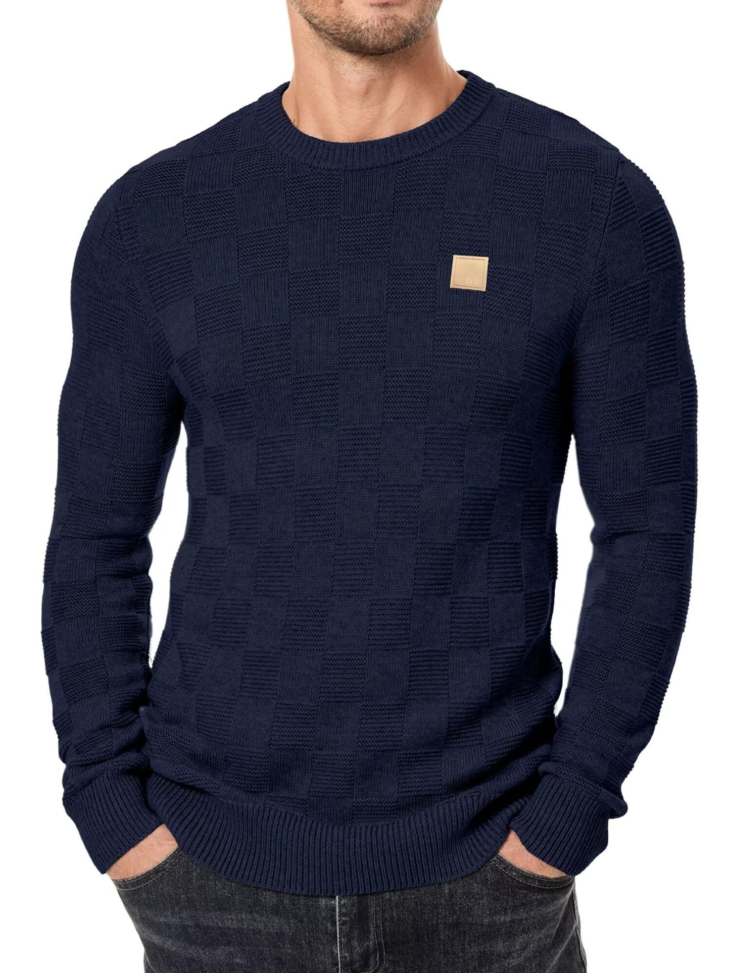 Dokotoo Men Mens Sweater Crewneck