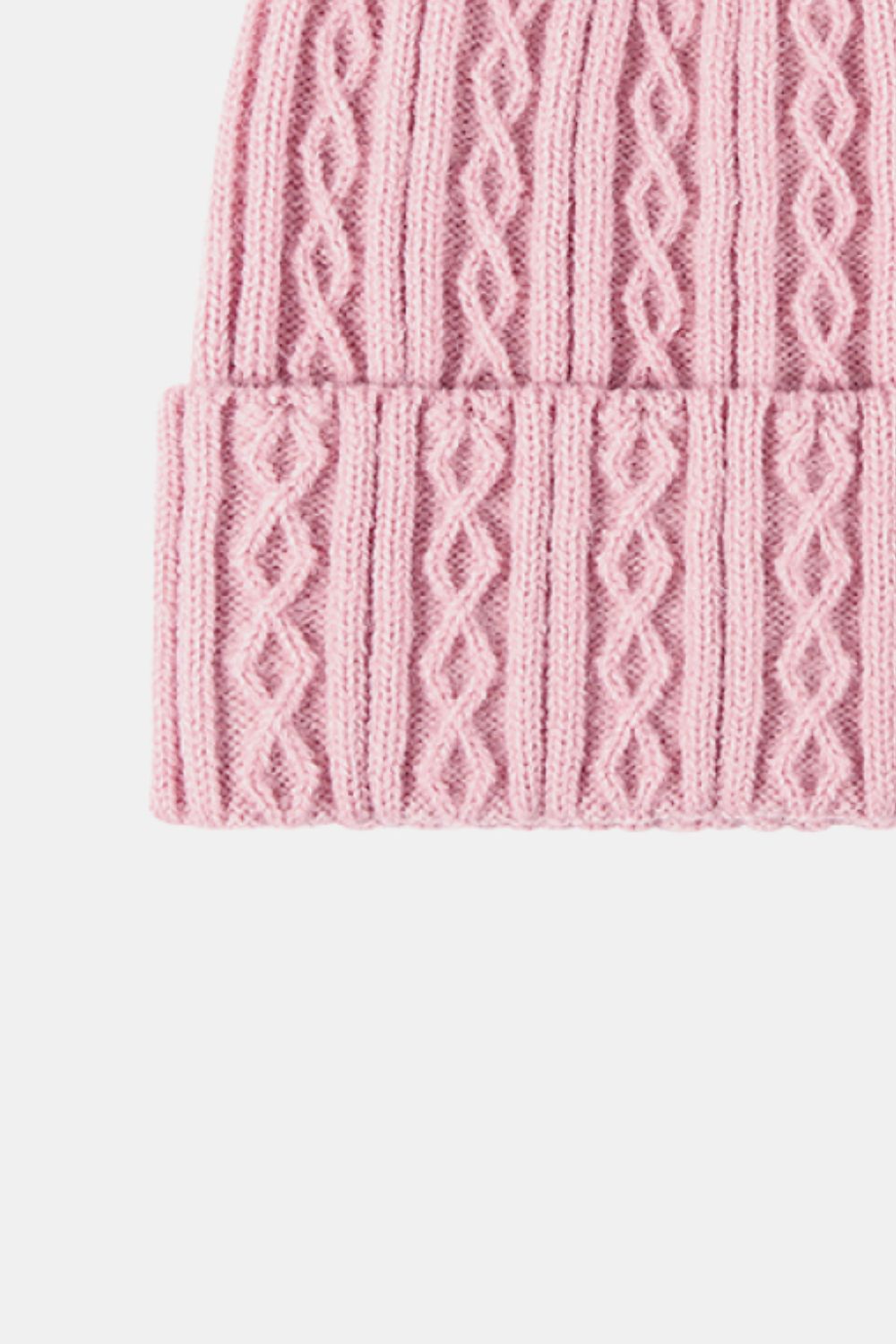 Mixed Knit Cuff Beanie 